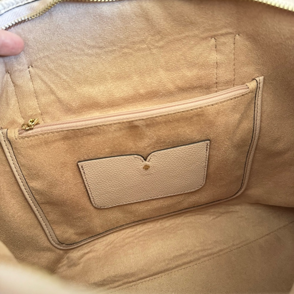 Kate Spade Abbott Palevellum Large Tote and Wallet - Picture 10 of 16
